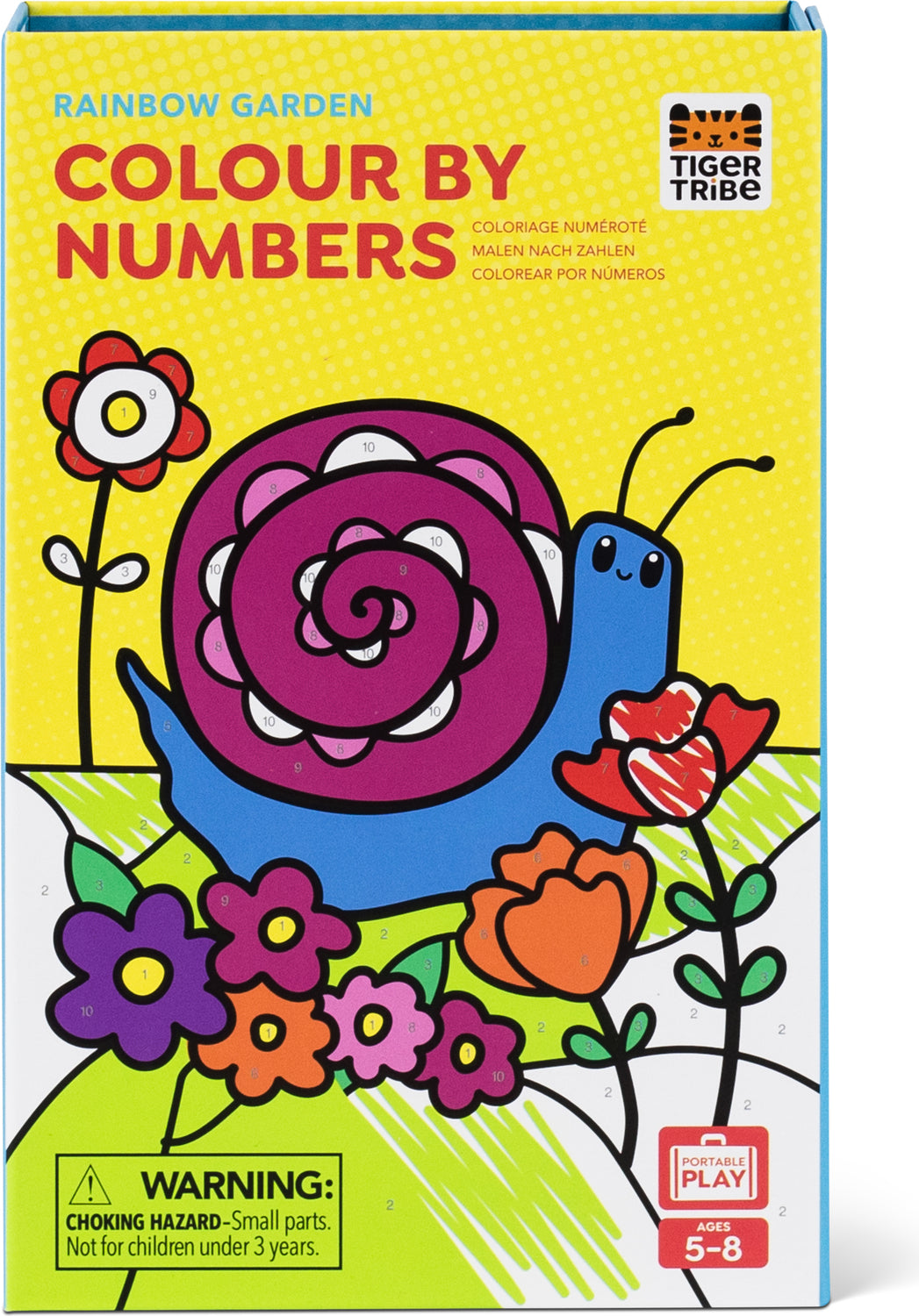 Color by Numbers - Rainbow Garden | Tiger Tribe