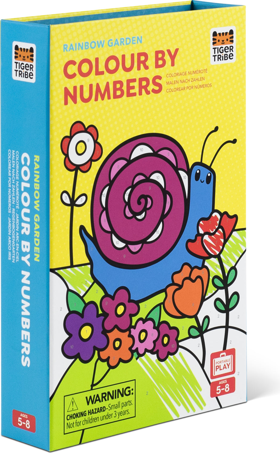 Color by Numbers - Rainbow Garden | Tiger Tribe