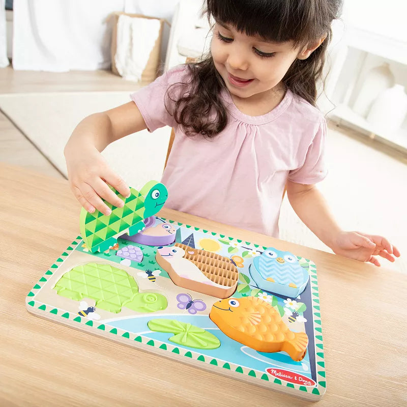 Forest Friends Touch & Feel Puzzle  | Melissa & Doug