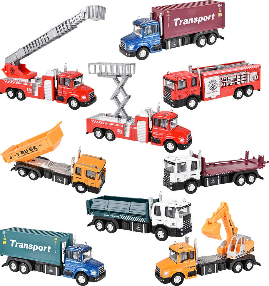 6" Die-cast Pull Back Truck | The Toy Network