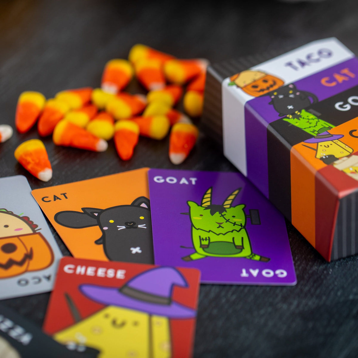 Taco Cat Goat Cheese Pizza - Halloween Limited Edition | Dolphin Hat Games