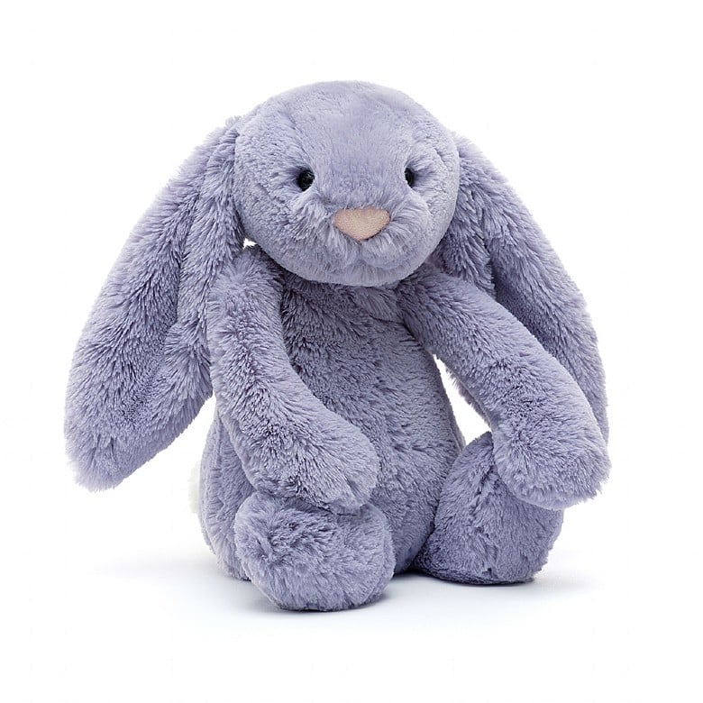 front angled view of medium viola bunny