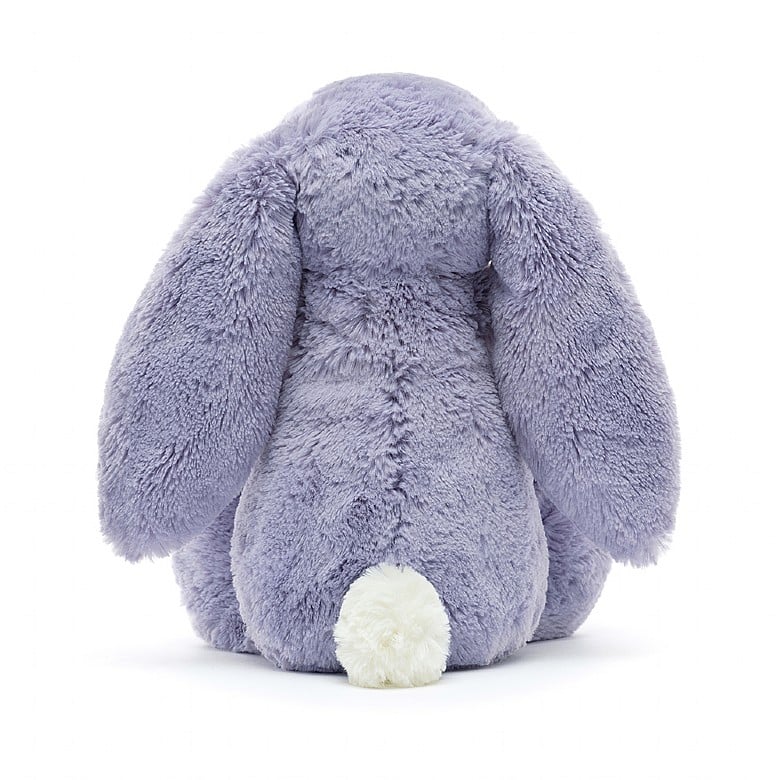 back view of medium viola bunny
