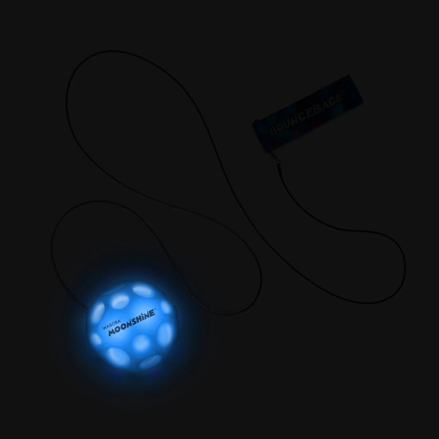 LED Bounceback - Moonshine Ball on a Leash | Waboba