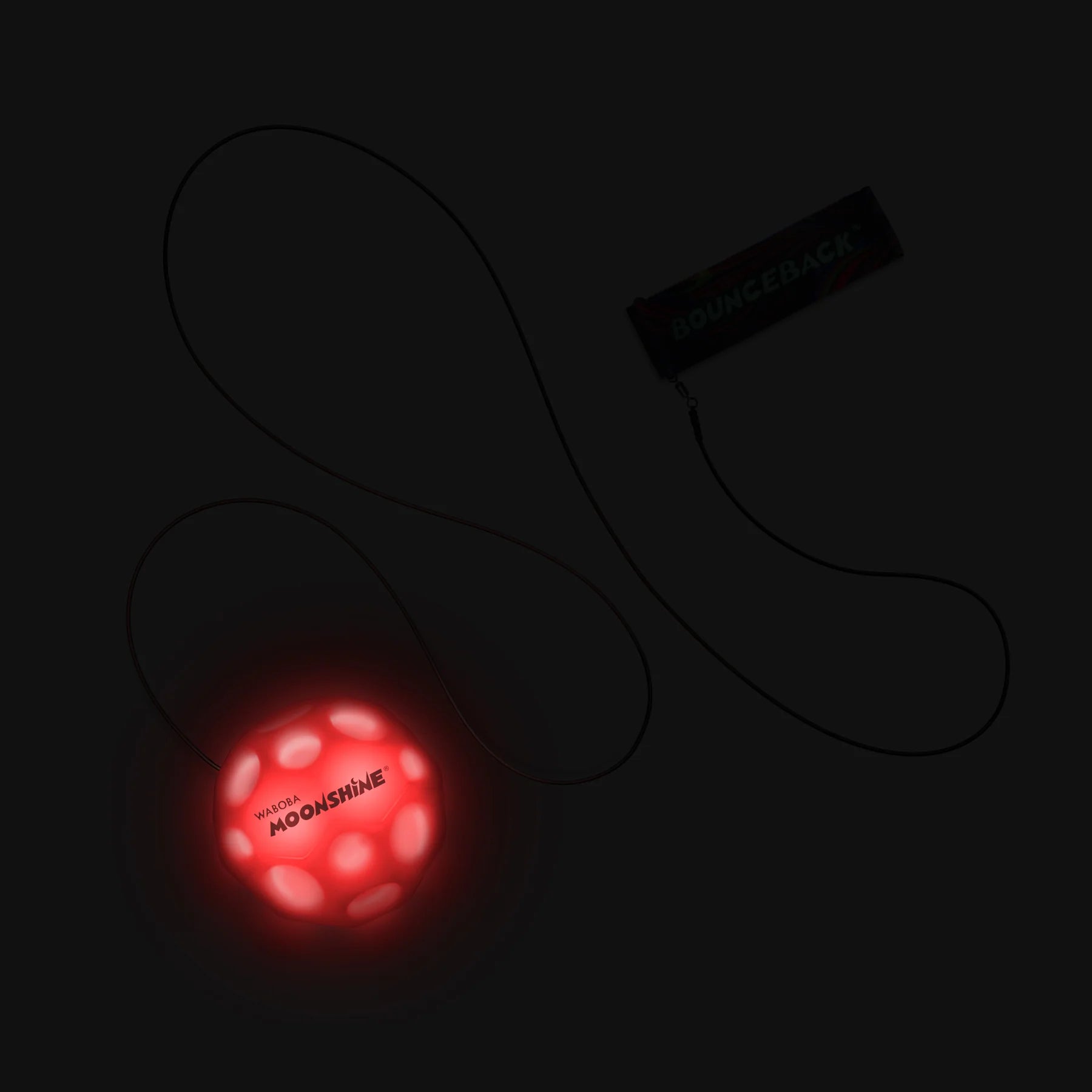 LED Bounceback - Moonshine Ball on a Leash | Waboba
