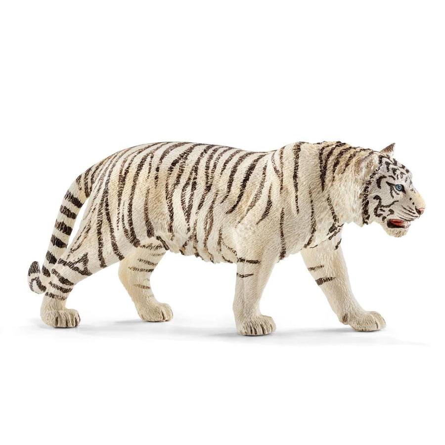 side view of white tiger