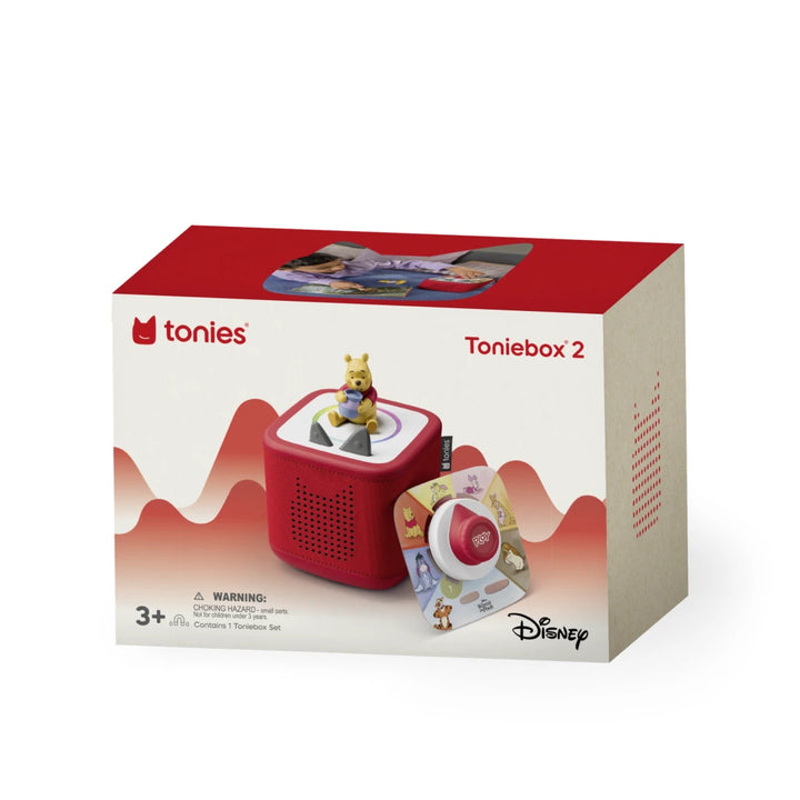 Toniebox 2 Play Set: Winnie the Pooh - Sunset Red | Tonies