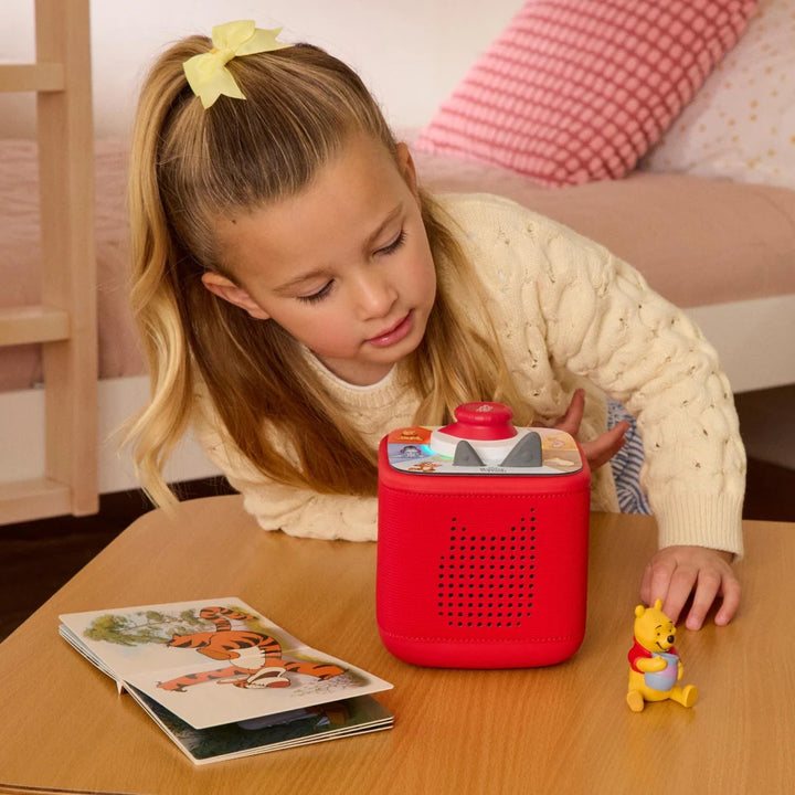 Toniebox 2 Play Set: Winnie the Pooh - Sunset Red | Tonies