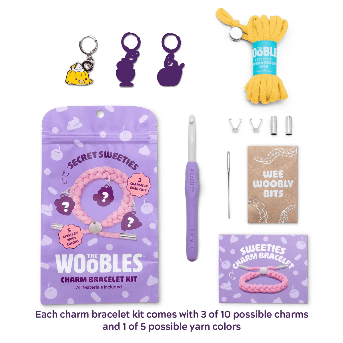 Secret Sweeties Charm Bracelet Kit | The Woobles