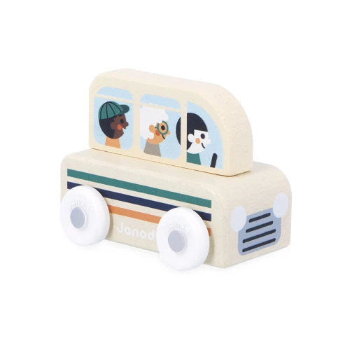Wooden Bus Mountain Valley - Cross Roads | Janod