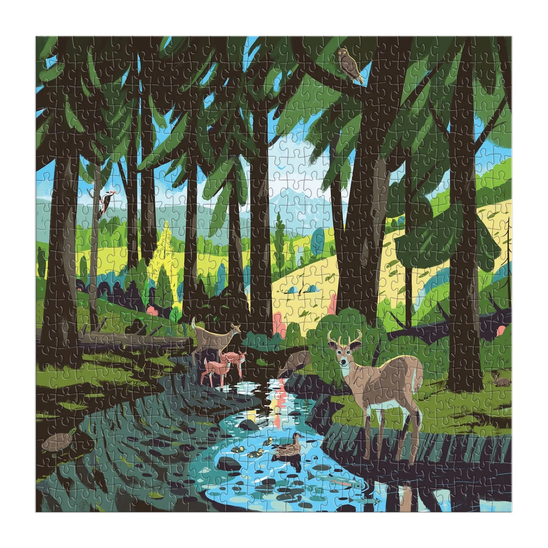 Woodland Pass 500 Piece Puzzle | Galison