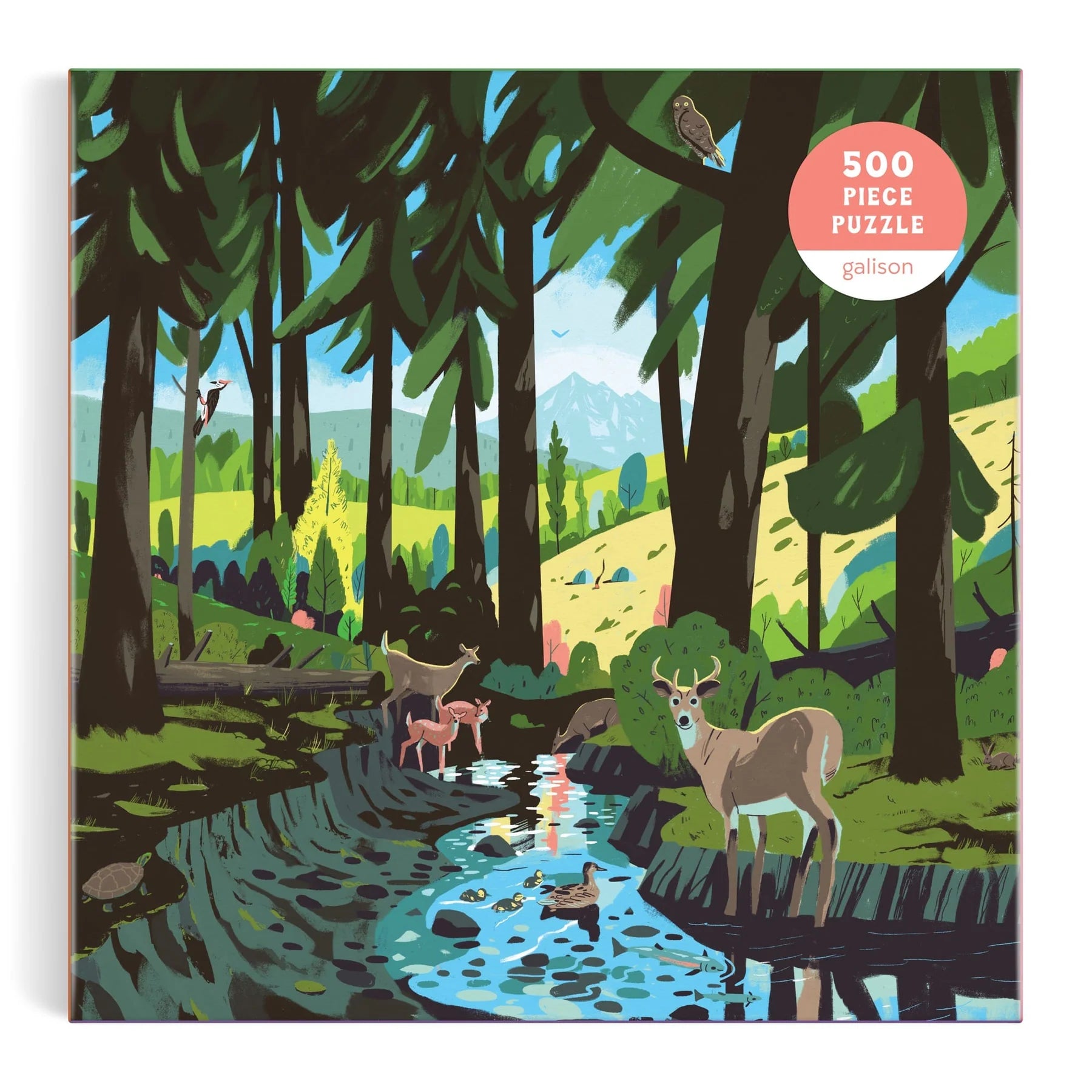 Woodland Pass 500 Piece Puzzle | Galison