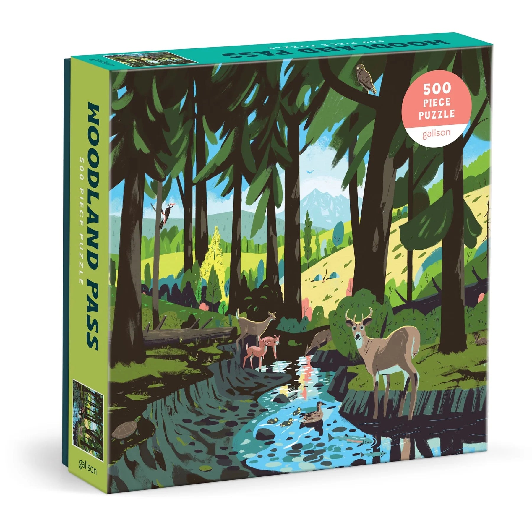 Woodland Pass 500 Piece Puzzle | Galison