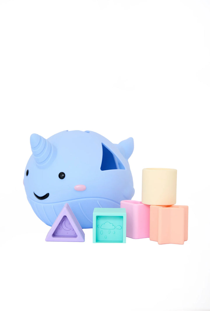 Jellystone Narwhal Shape Sorter | Glo Pals