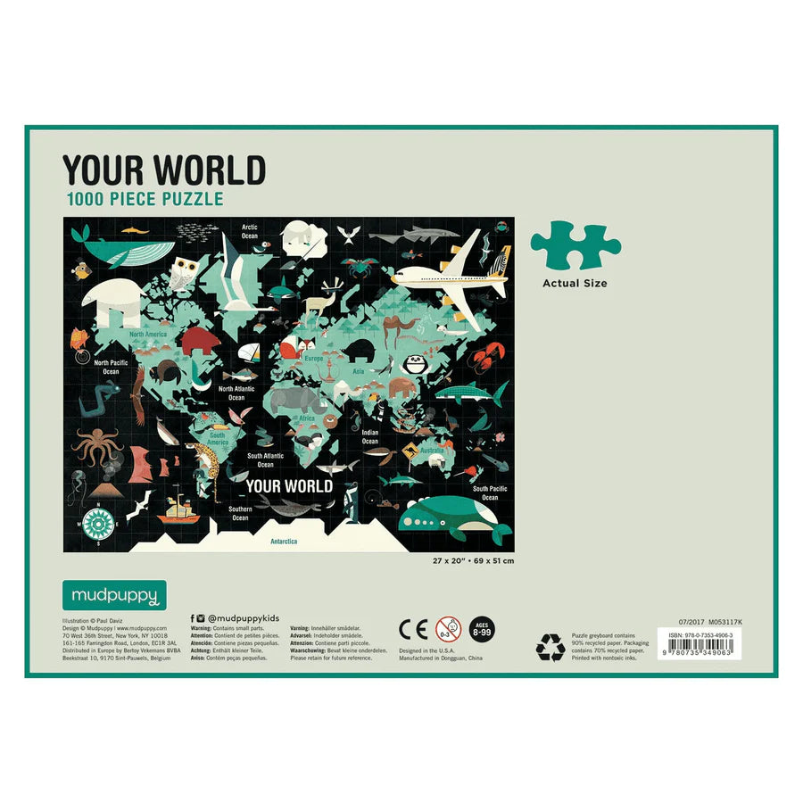 Your World 1000 Piece Family Puzzle | mudpuppy