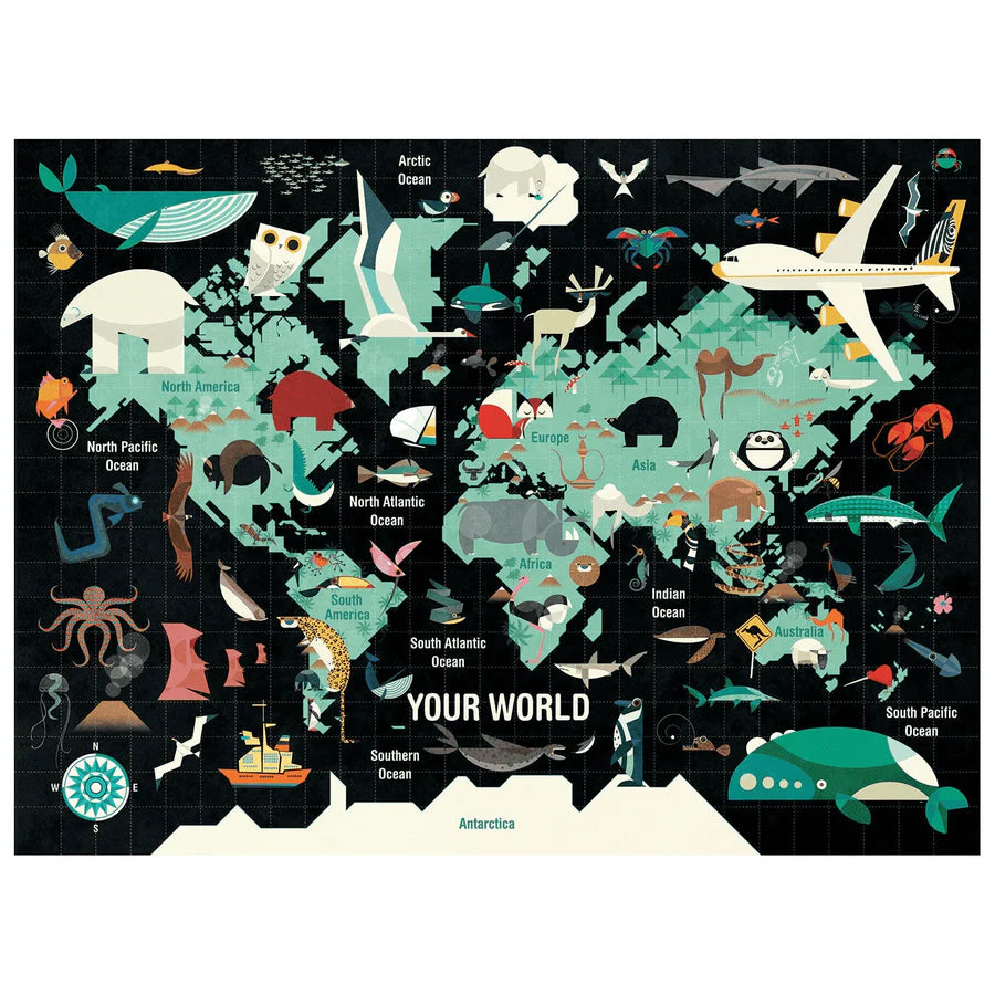 Your World 1000 Piece Family Puzzle | mudpuppy