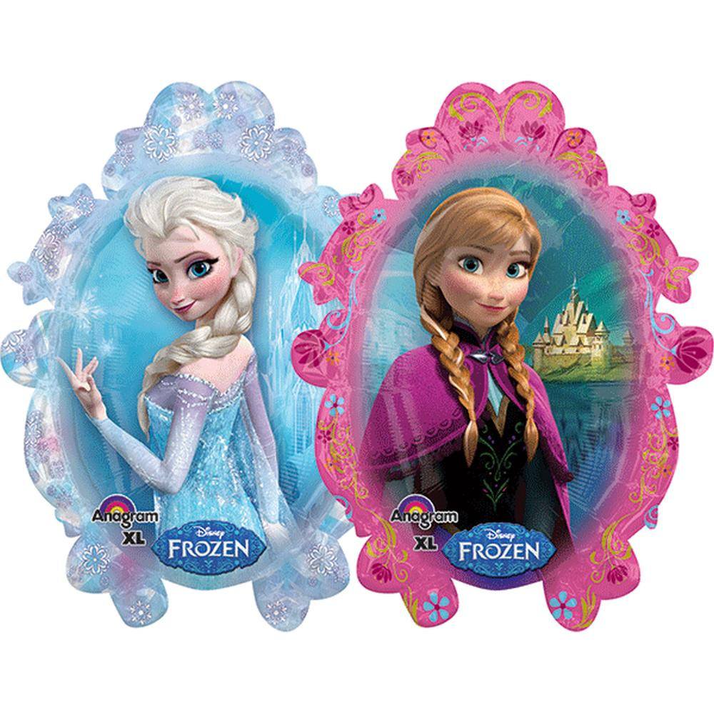 Frozen Anna & Elsa Shape Balloon Bouquet