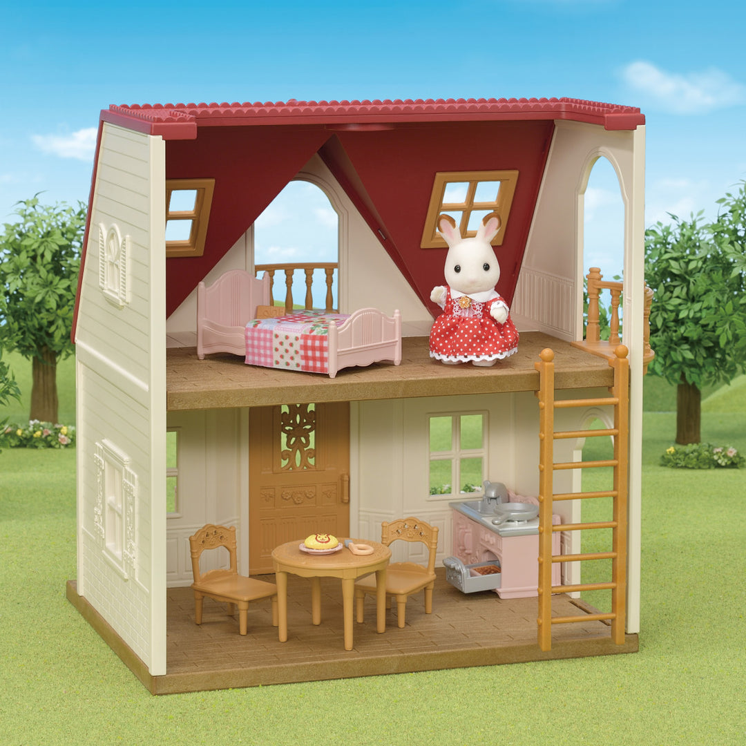 Sylvanian Families Red Roof Country Home Secret Attic Playroom Set