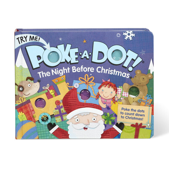 Poke-a-Dot - The Night Before Christmas Board Book | Melissa & Doug