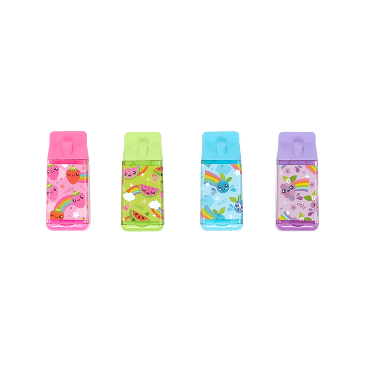 Lil' Juicy Box Scented Erasers + Sharpeners | OOLY