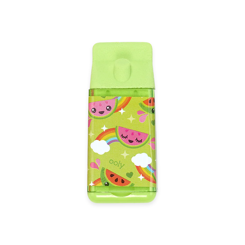 Lil' Juicy Box Scented Erasers + Sharpeners | OOLY