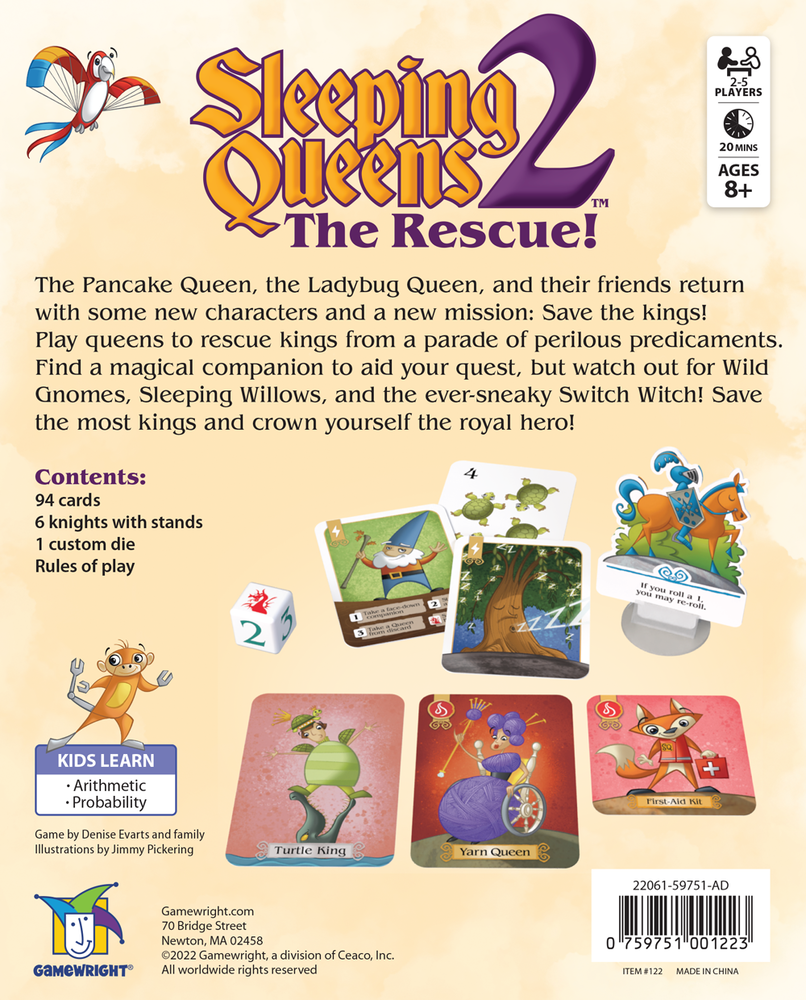 Sleeping Queens 2 - The Rescue Card Game | Gamewright – The