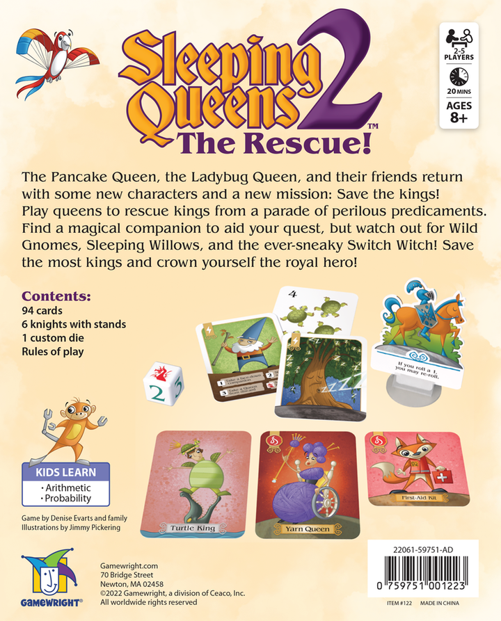 Sleeping Queens 2 - The Rescue Card Game | Gamewright