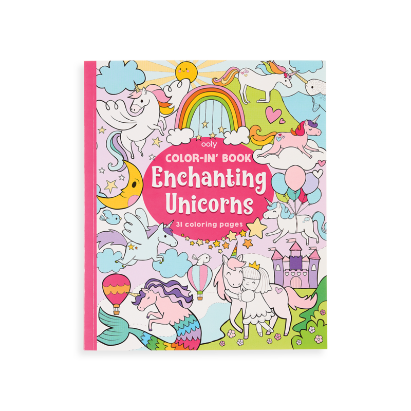 Color'In Book: Enchanting Unicorns | OOLY