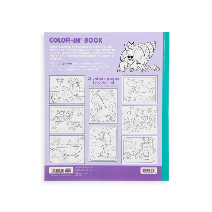 Color'In Book: Outrageous Ocean | OOLY