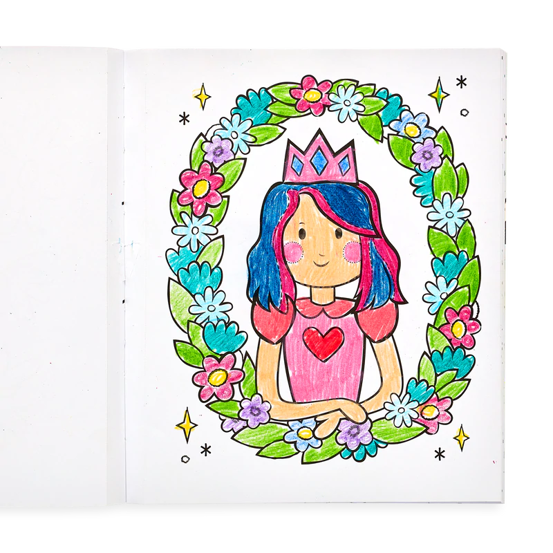 Princesses and Fairies Coloring Book | OOLY