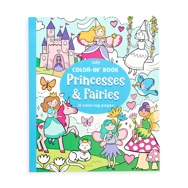 Princesses and Fairies Coloring Book | OOLY