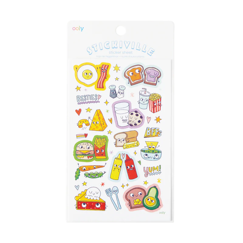 BFF Foods - Stickiville Stickers | OOLY