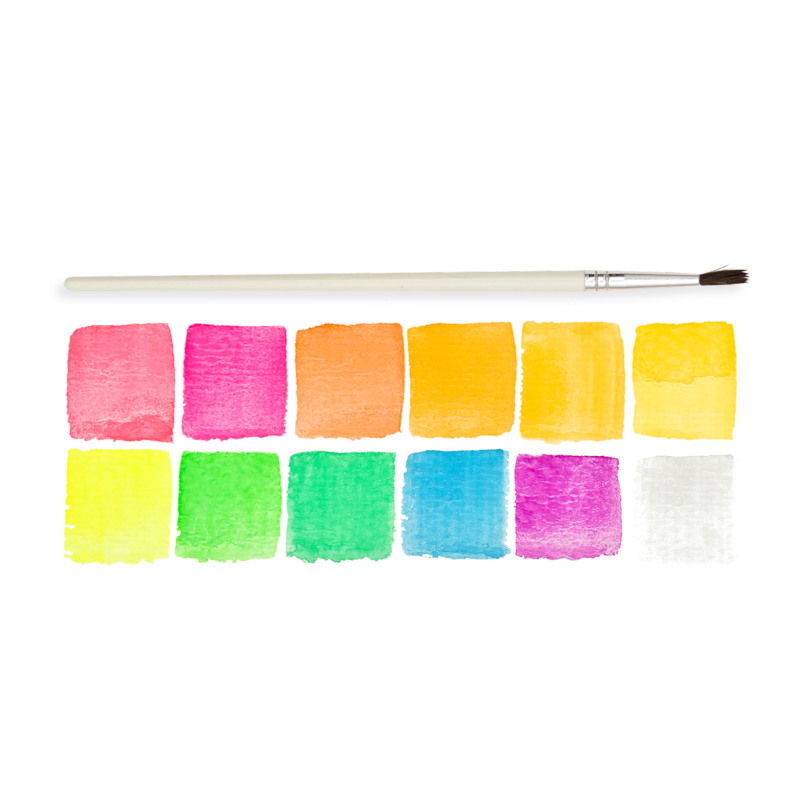 Chroma Blends Watercolor Paints - Neon 13pc Set | OOLY