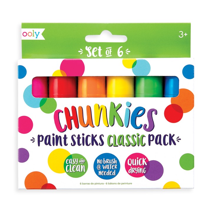 Chunkies Paint Sticks - Classic Pack - Set of 6 | OOLY