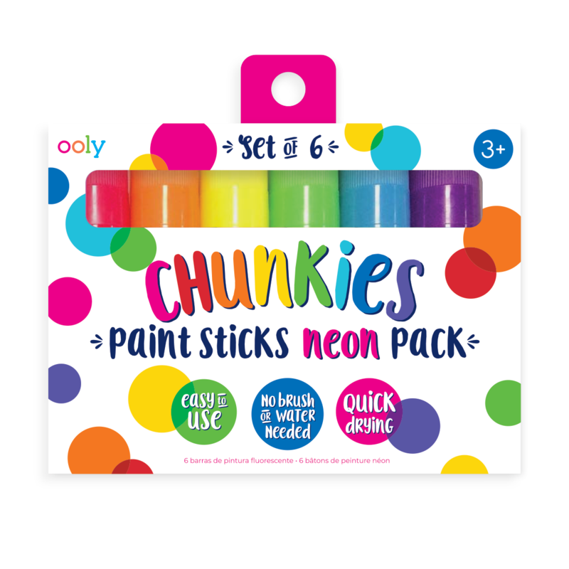 Chunkies Paint Sticks - Neon Set of 6
