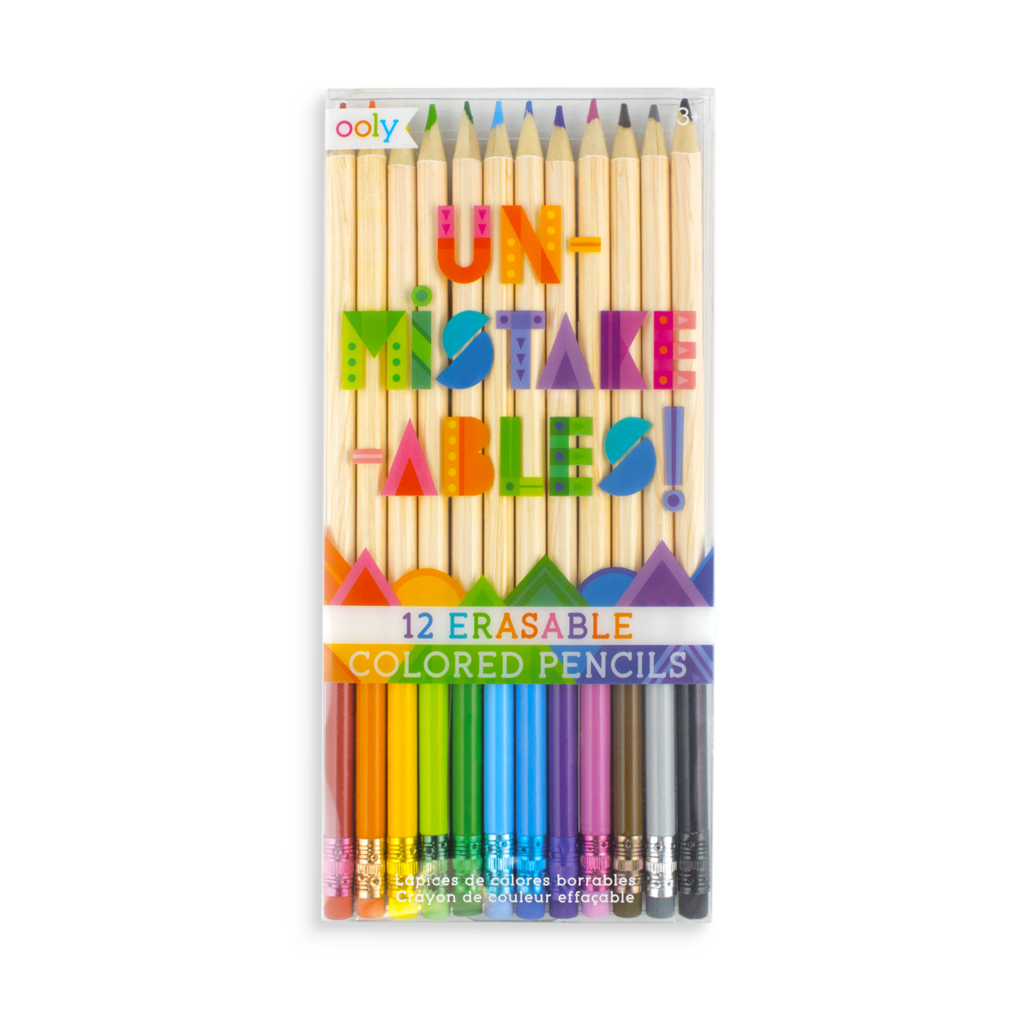 Un-Mistake-Ables! Erasable Colored Pencils - Set of 12