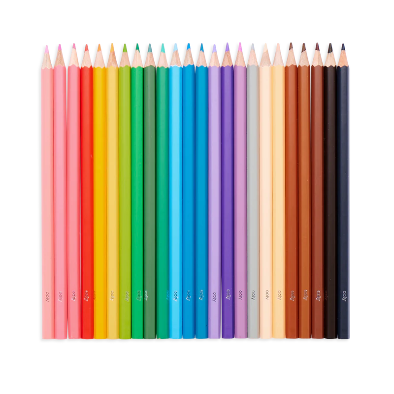 UnMistakeAbles Erasable Colored Pencils - Set of 12 by OOLY
