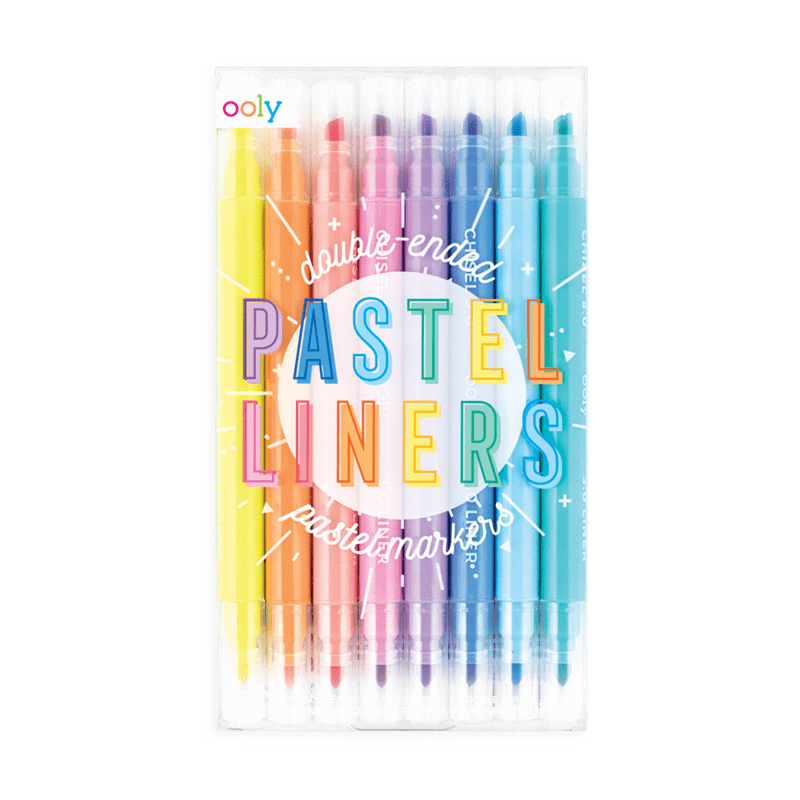 Pastel Liners Dual Tip Markers | OOLY