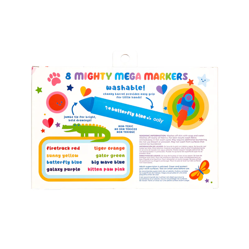 Mighty Mega Markers - Set of 8 | OOLY