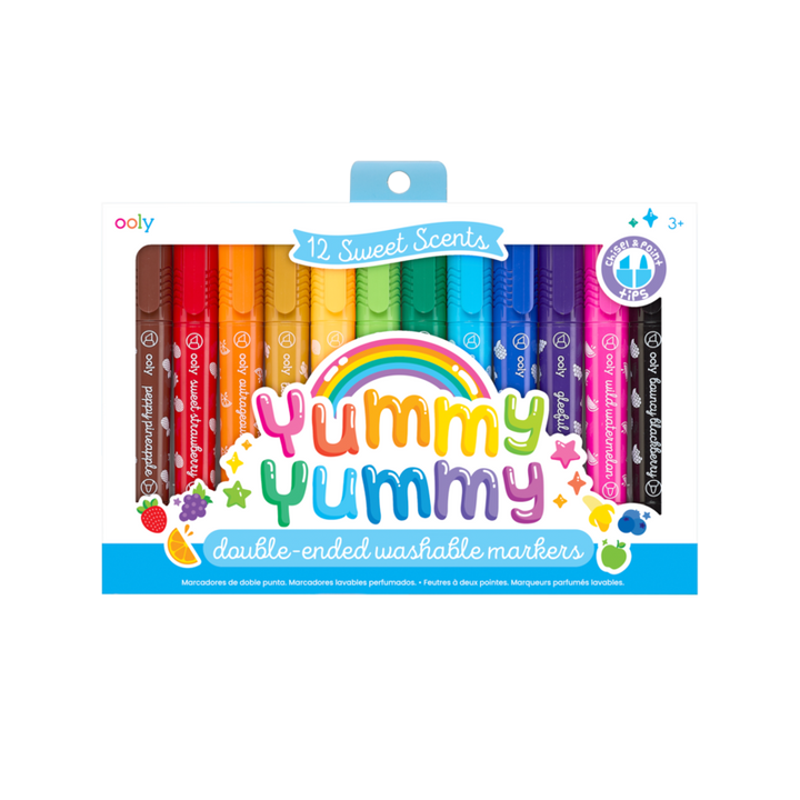Yummy Yummy Chunky Scented Markers - Set of 12 | OOLY