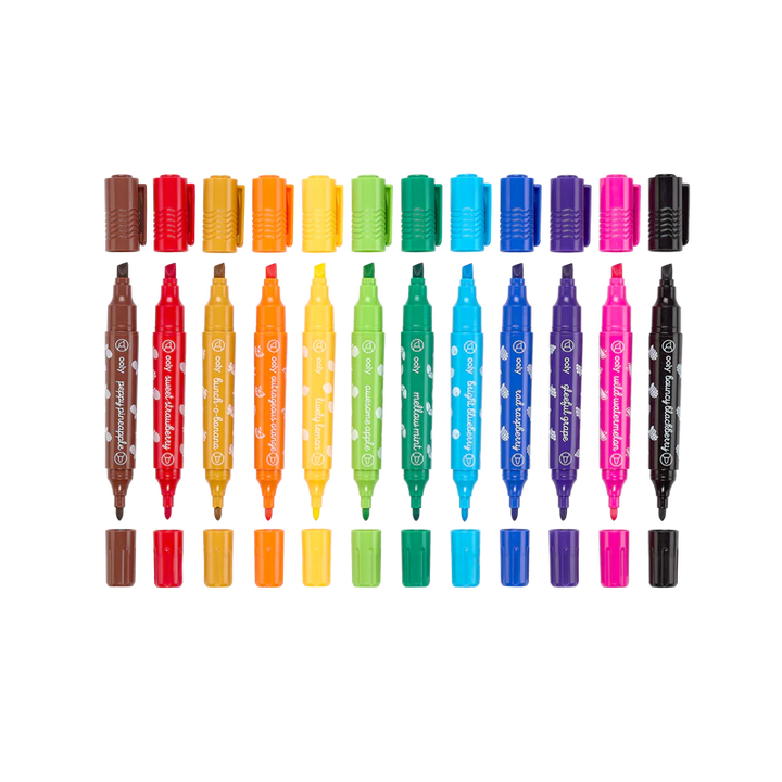 Yummy Yummy Chunky Scented Markers - Set of 12 | OOLY
