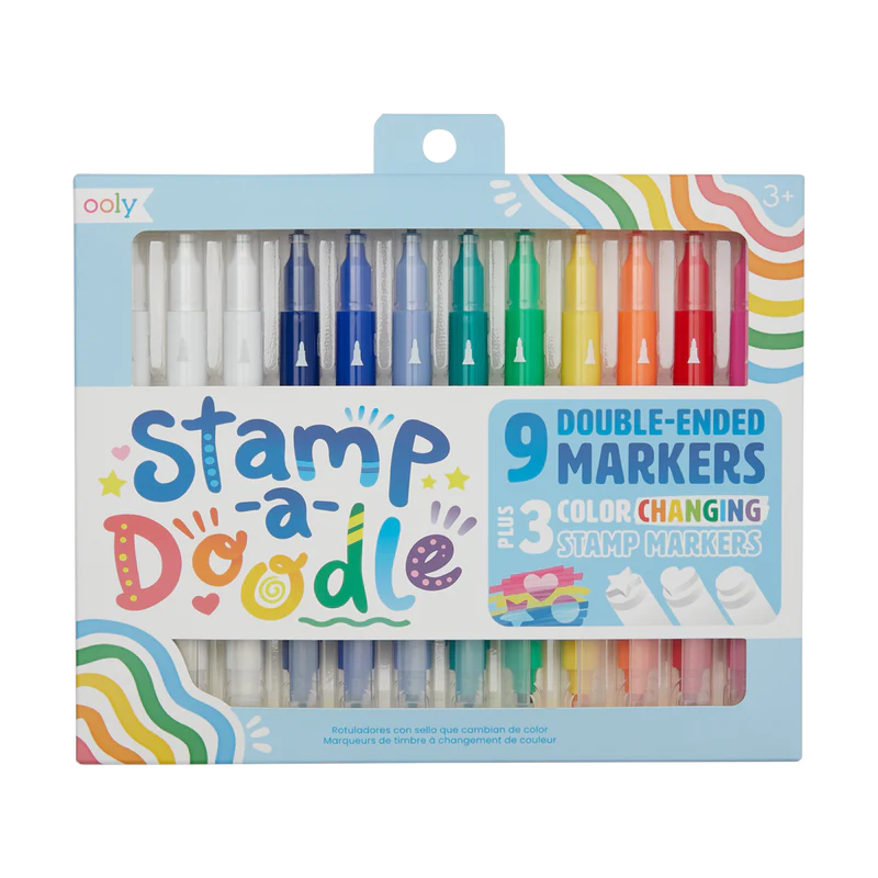 Stamp-A-Doodle Double Ended Markers | OOLY