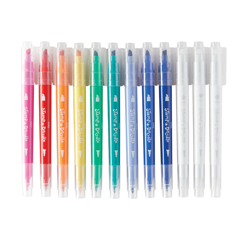 Stamp-A-Doodle Double Ended Markers | OOLY