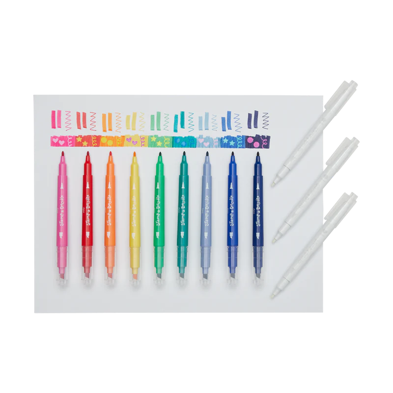 Stamp-A-Doodle Double Ended Markers | OOLY