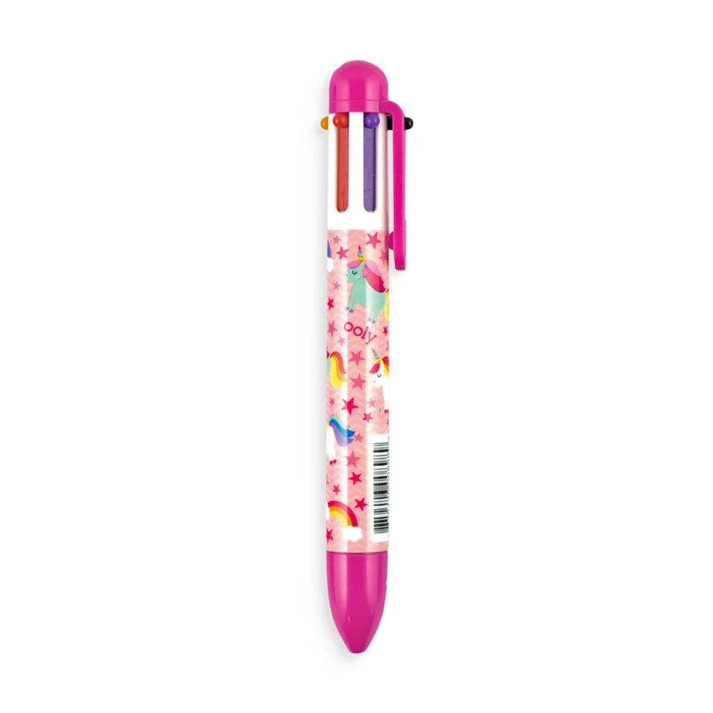 Unique Unicorns - 6 Click Multi-Color Pen | OOLY