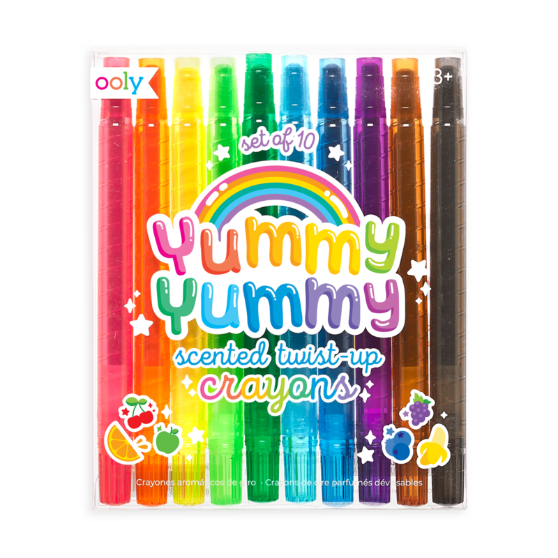 Yummy Yummy Scented Twist-Up Crayons - Set of 10 | OOLY
