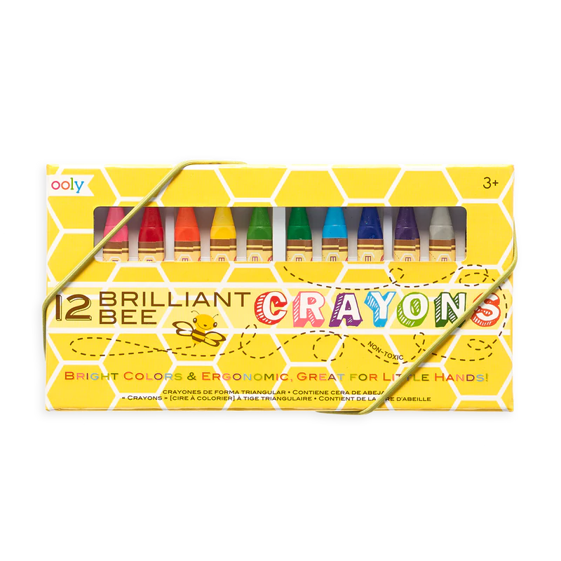 Brilliant Bee Crayons - Set of 12 | OOLY