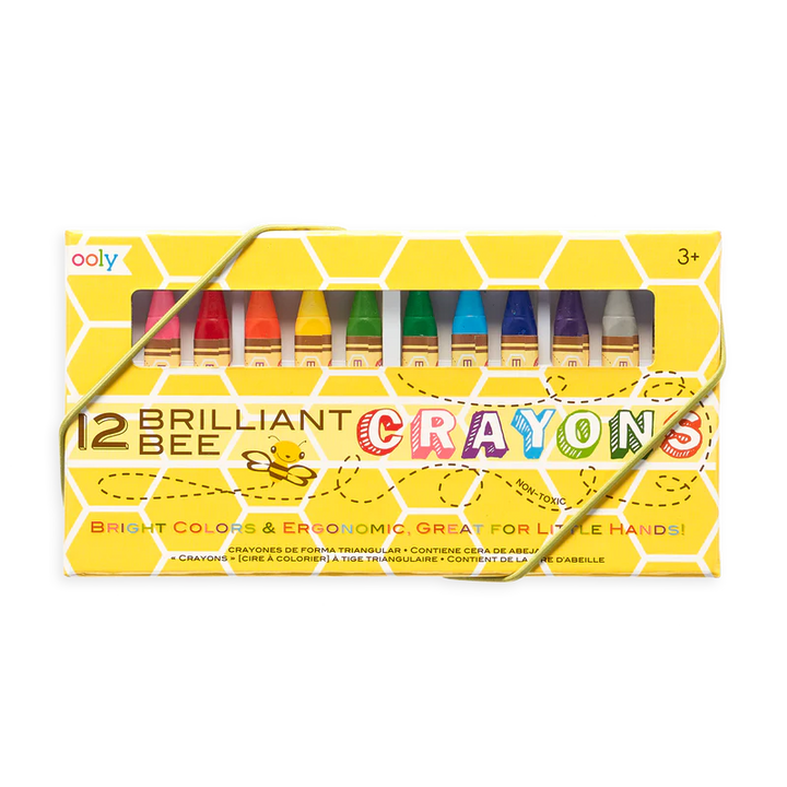 Brilliant Bee Crayons - Set of 12 | OOLY