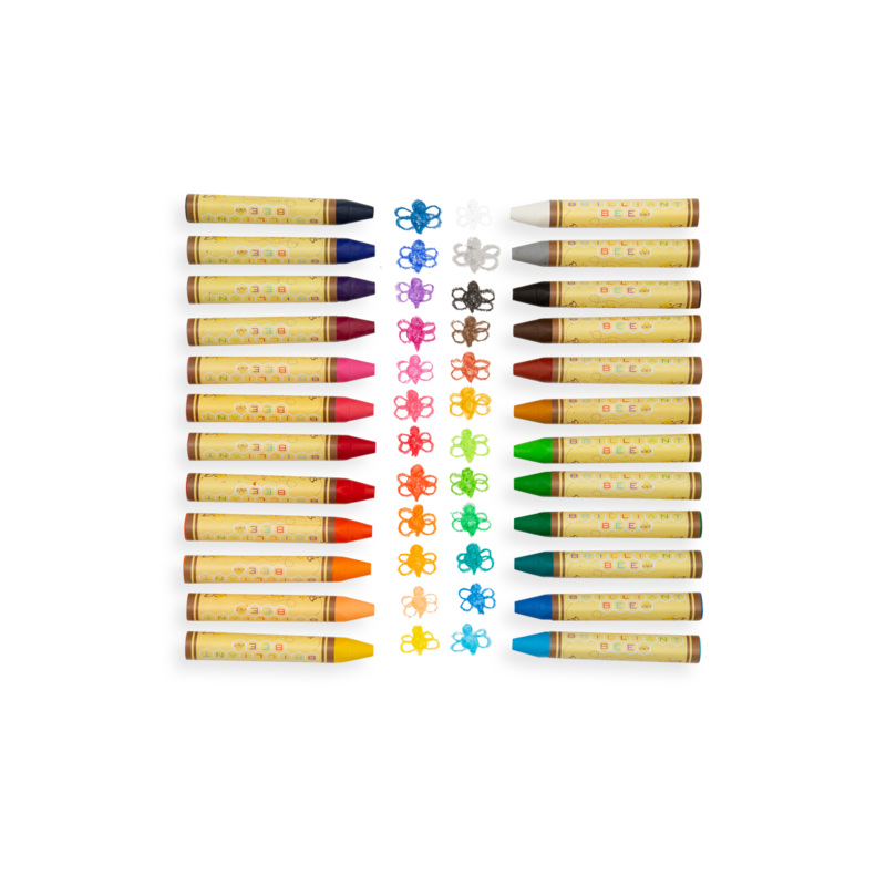 Brilliant Bee Crayons - Set of 24 | OOLY