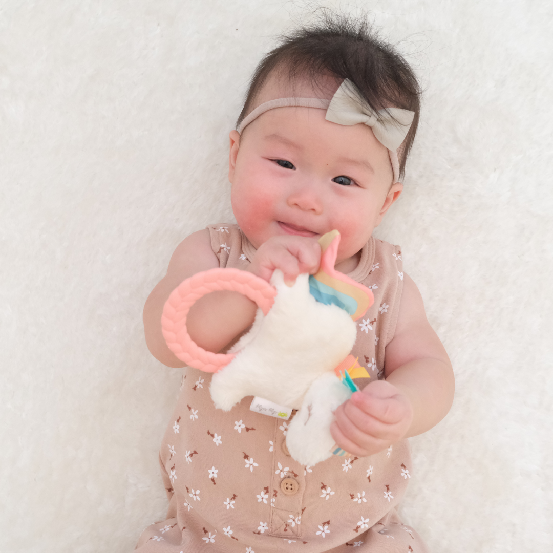 Unicorn Ritzy Rattle Pal™ with Teether